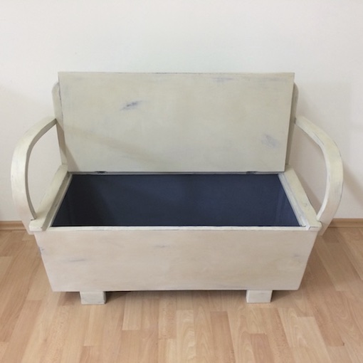 Sitztruhenbank Shabby Chic