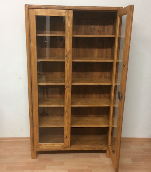 Vitrinenschrank Vollholz